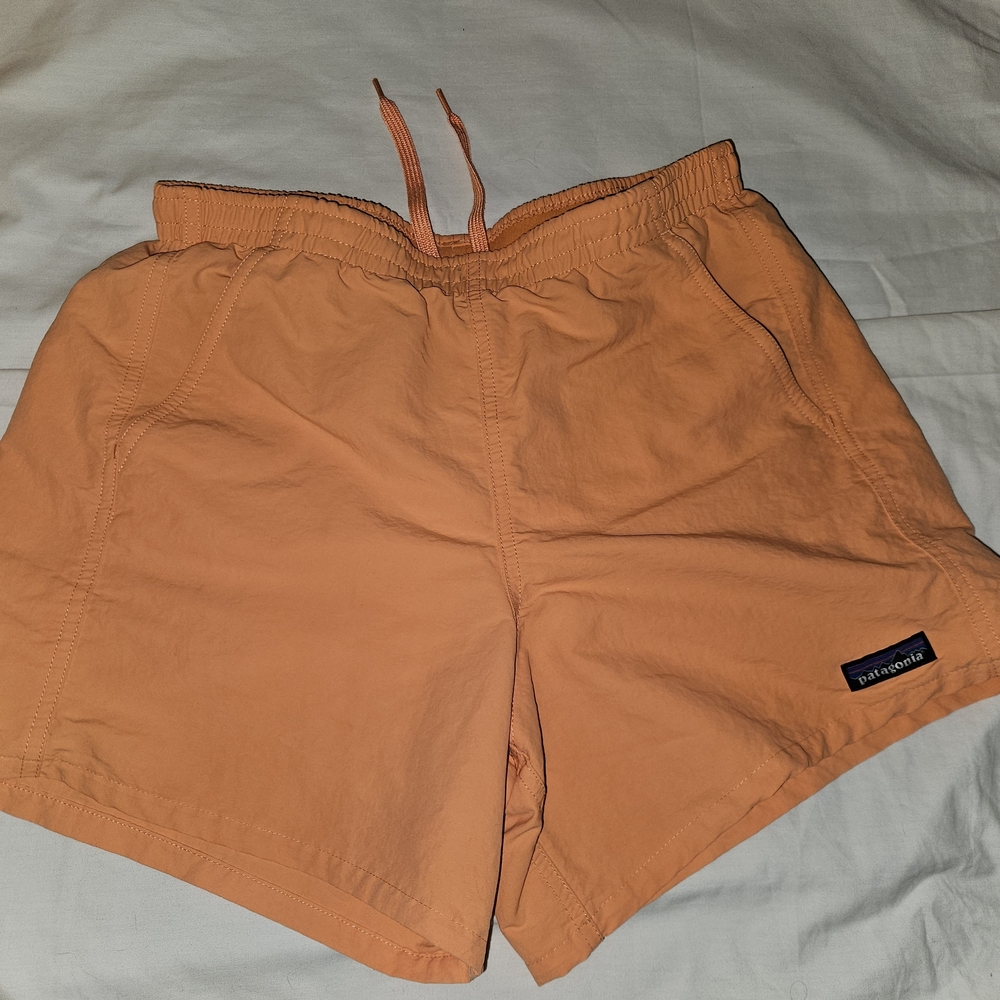 Patagonia Bright Orange Swim Trunks